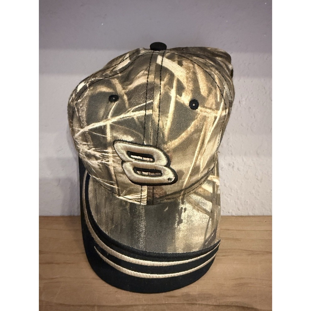 Dale Earnhardt Jr Camouflage Winners Circle Hat NASCAR Adjustable Camo Cap